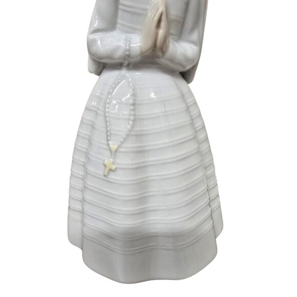 Nao Lladro First Communion Girl 9" Figurine Porcelain Prayer - Picture 4 of 8
